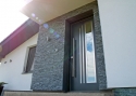 ADLO - Bezpečnostné Termo dvere Tesim, Presklené PS370, pancierové trojsklo, povrch dverí RAL 7015