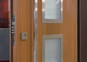 ADLO - Thermo-Sicherheitstür Aduo für den Außenbereich, verglast PS554, Türgriff senkrecht