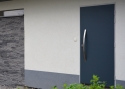 ADLO - Thermo-Außenraumtür TEDUO, Tür + Türzarge, Oberfläche color, atypischer Türgriff